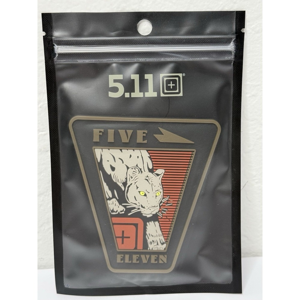 5.11 Tactical Mountain Lion Cat Creep‎ Patch Grey A.B.R. Morale Tactical New